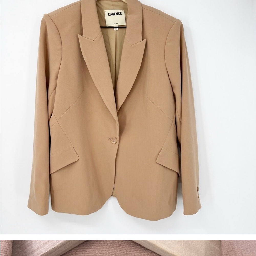 L'AGENCE Camel Women's Suit Jacket